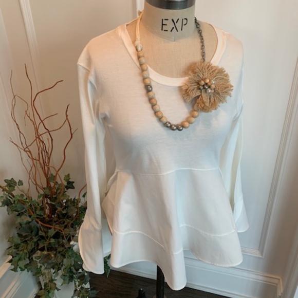 eri + ali by Anthropology Tops - eri + ali by Anthropology NWT Women's Peplum Top